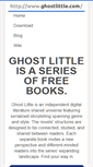 Mobile Screenshot of ghostlittle.com